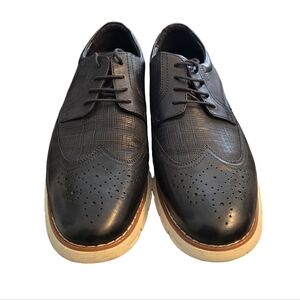 Bruno Marc | Men’s Black Wingtip Oxford Dress Shoes | Size 11